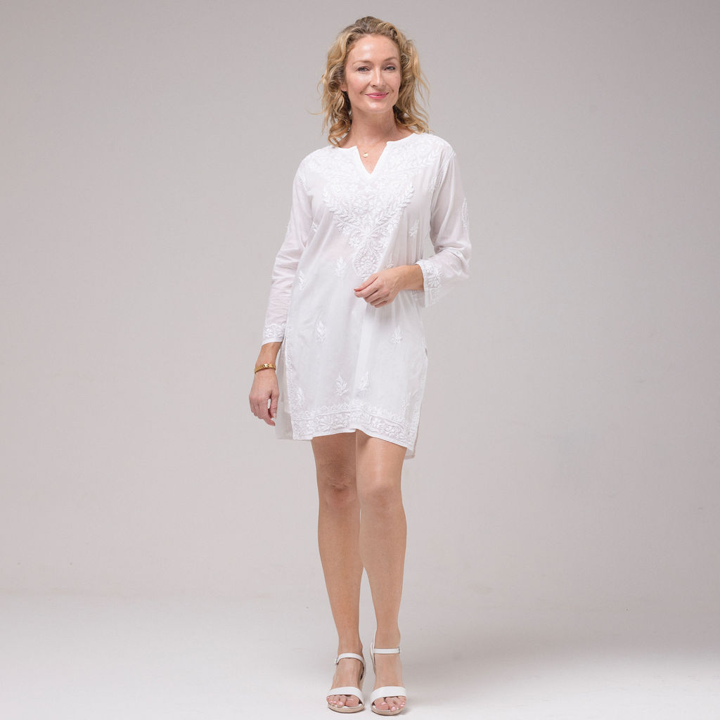 Violet Lightweight Cover Up Tunic